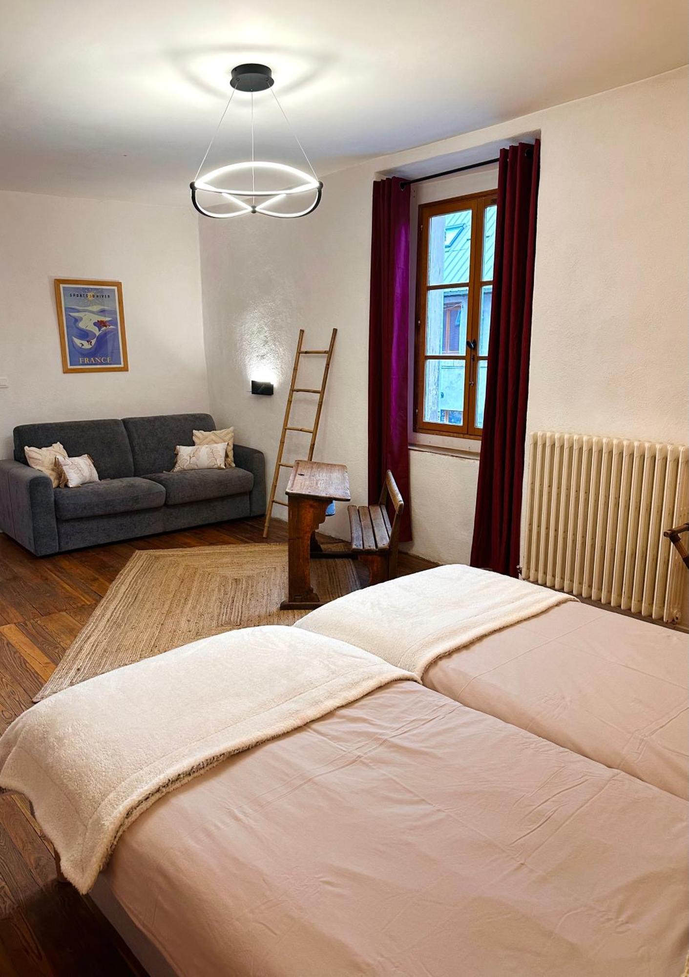 Auberge Le Glacier Bleu モン・ドファン 部屋 写真