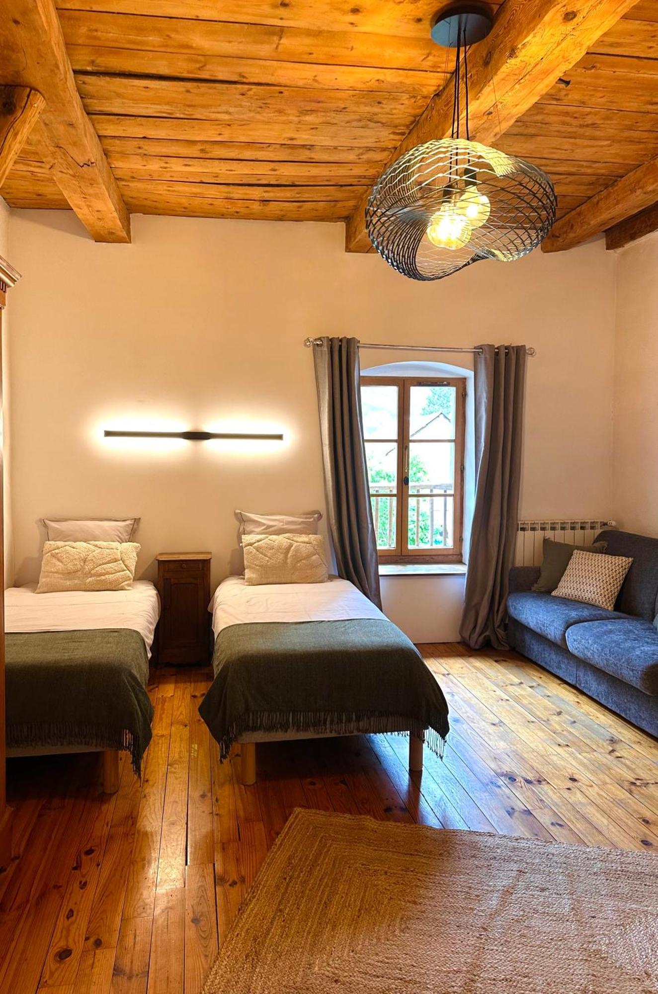 Auberge Le Glacier Bleu モン・ドファン 部屋 写真